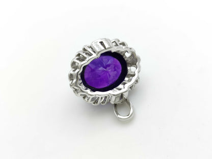 Amethyst 12.24ct PT900 9.6g Pendant Top 