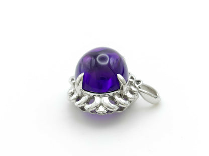 Amethyst 12.24ct PT900 9.6g Pendant Top 