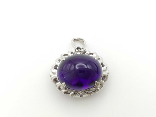 Amethyst 12.24ct PT900 9.6g Pendant Top 