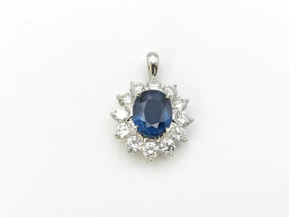 S1.62ct D0.99ct PT900 3.7g Pendant Top 