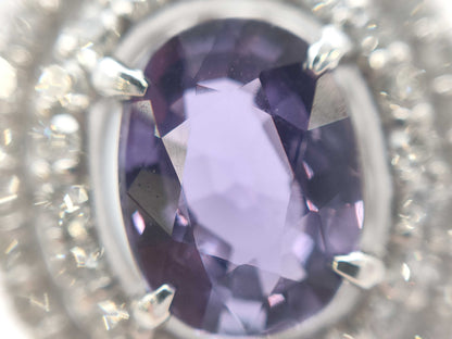 AM1.39ct D0.64ct K18WG 5.9g Necklace 