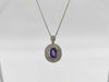 AM1.39ct D0.64ct K18WG 5.9g Necklace 