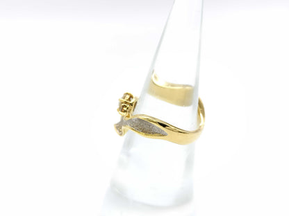 D0.30ct FD0.09ct K18 5.4g Ring 