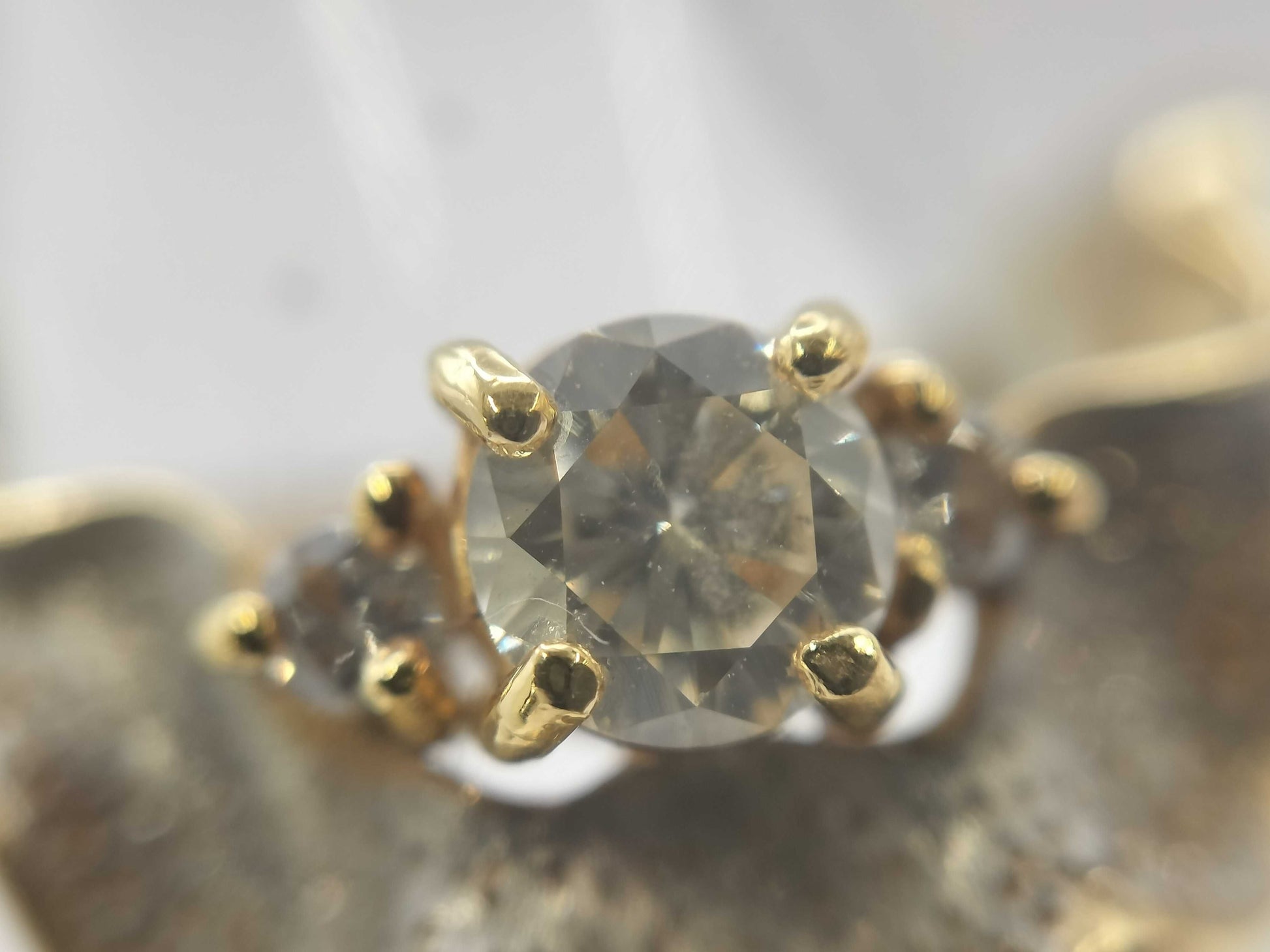 D0.30ct FD0.09ct K18 5.4g Ring 