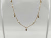 Station Pearl Diameter Approx. 4.5mm-4.8mm D0.05ct K18 3.0g Necklace 