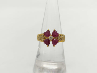 R1.50ct D0.23ct K18 5.1g Ring 
