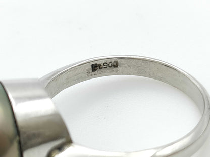 Pearl diameter approx. 12.4mm PT900 7.1g ring 