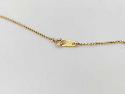 D0.415ct K18 3.9g Necklace 