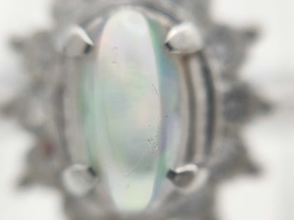 OP0.38ct D0.66ct PT900 5.8g Ring 
