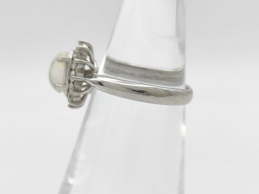OP0.38ct D0.66ct PT900 5.8g Ring 