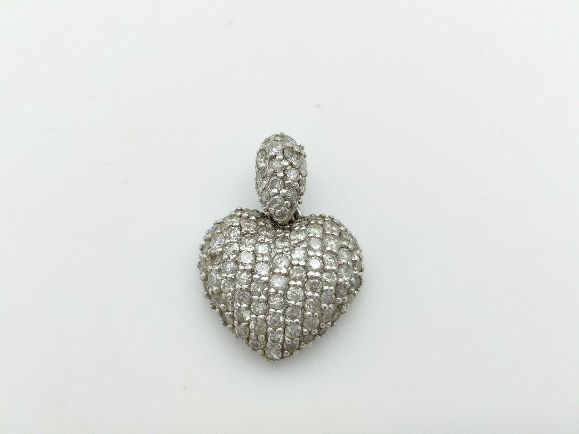 D1.00ct K18WG 2.9g Pendant Top 