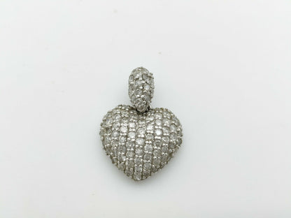 D1.00ct K18WG 2.9g Pendant Top 