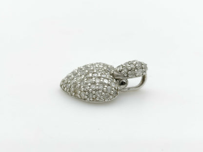 D1.00ct K18WG 2.9g Pendant Top 
