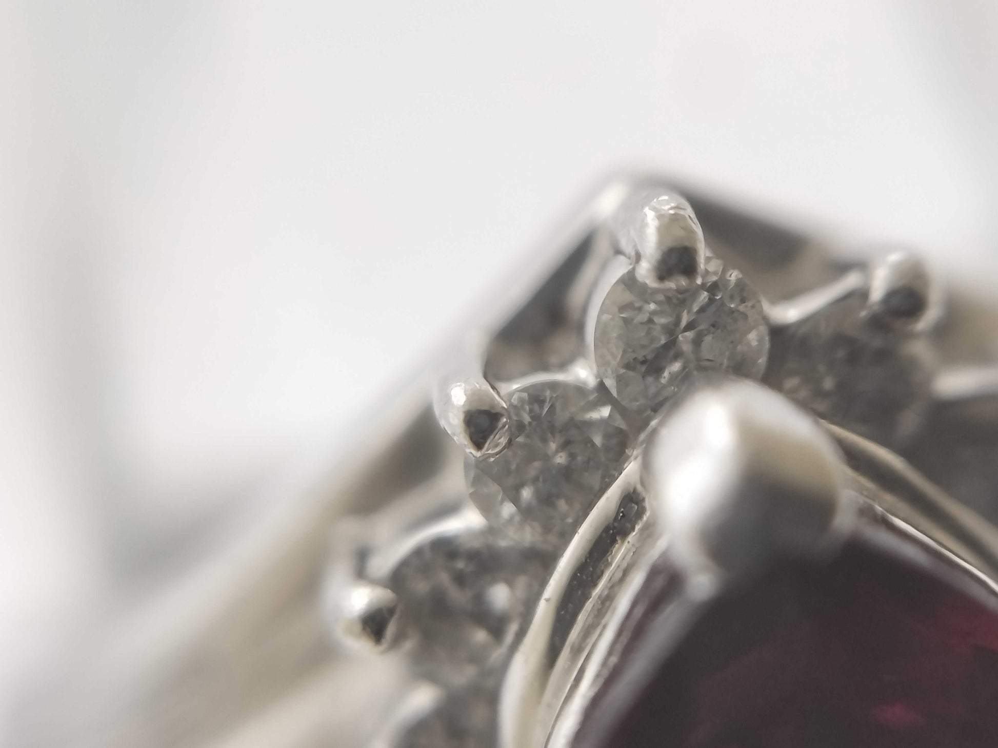 R0.59ct D0.21ct PT850 6.2g Ring 