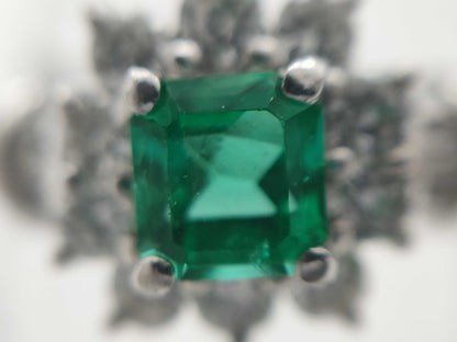E0.41ct D0.52ct PT900 4.7g Ring 