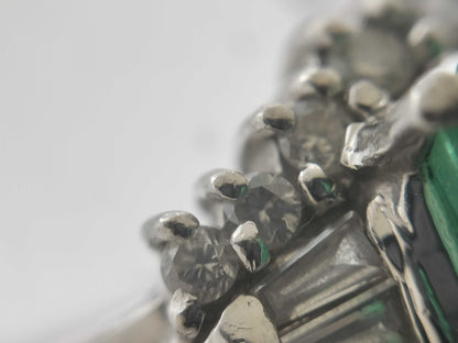 E1.93ct D0.55ct PT900 7.7g Ring 