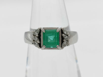 E0.77ct D0.165ct PT900 8.2g Ring 