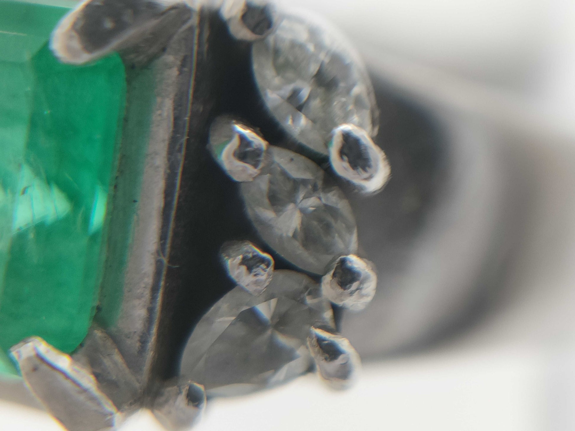 E0.77ct D0.165ct PT900 8.2g Ring 