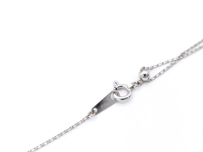 PD0.08ct D0.10ct K18/K18WG 2.8g Necklace 