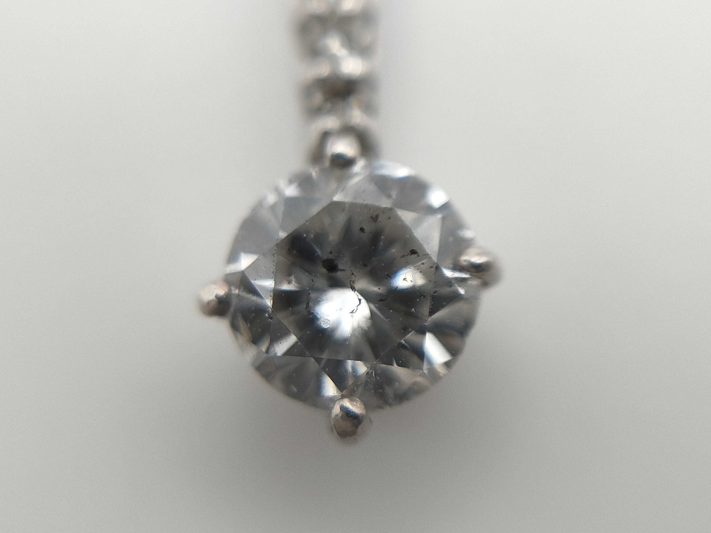 D0.40ct/1.61ct K18WG 5.6g Necklace 