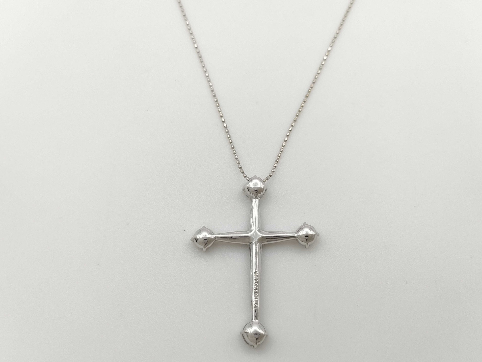 D0.40ct/1.61ct K18WG 5.6g Necklace 