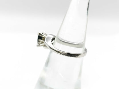 Sapphire Diamond K14WG 3.8g Ring 