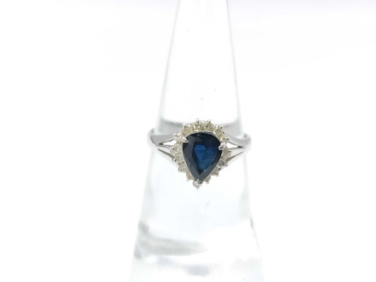 S1.26ct D0.24ct PT850 5.1g Ring 