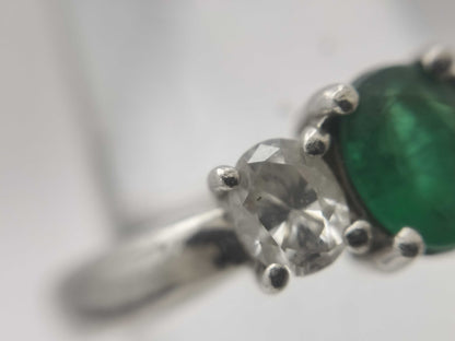 E0.32ct D0.32ct PT900 5.9g Ring 