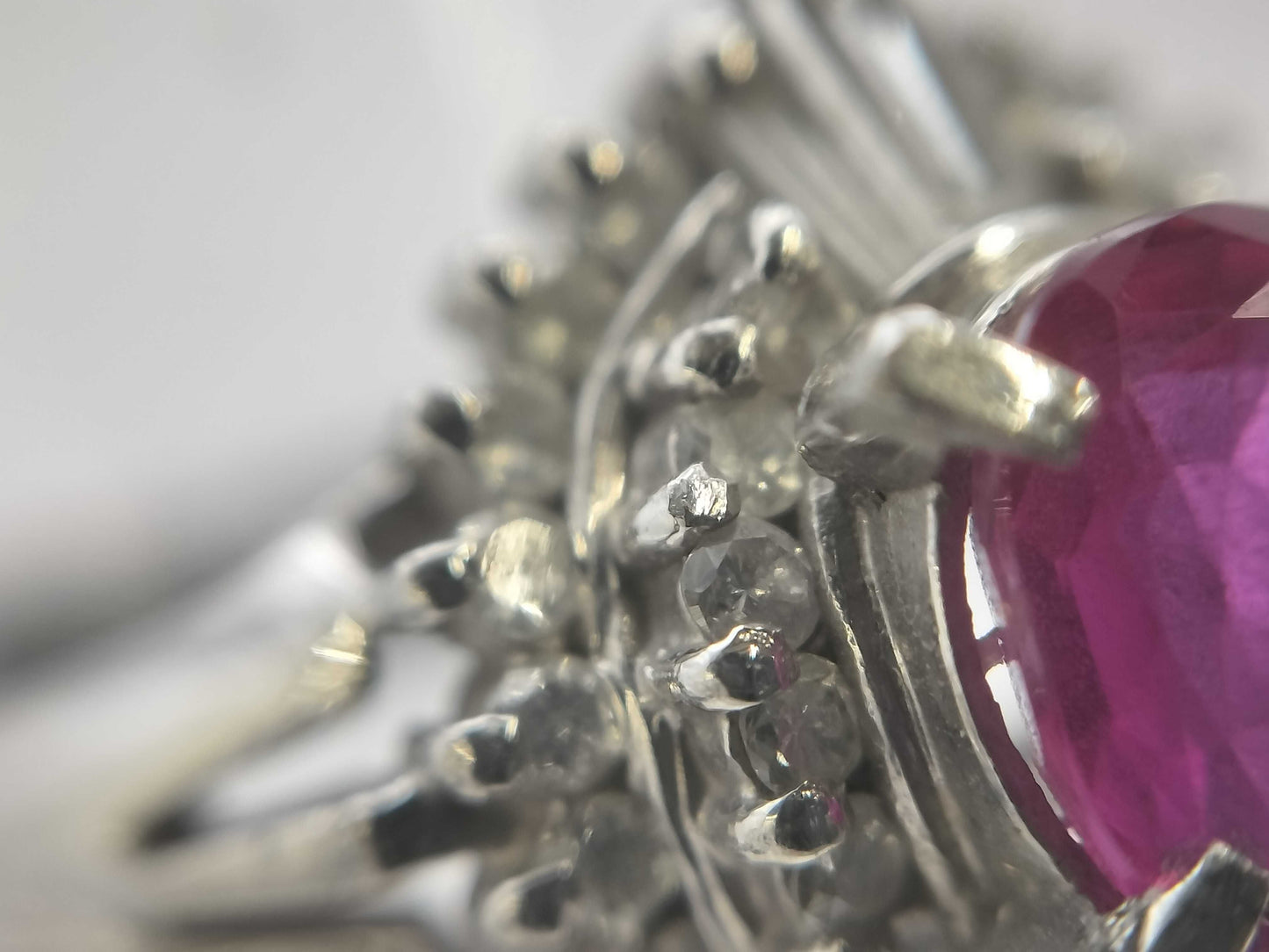 R0.71ct D0.35ct PT900 5.9g Ring 
