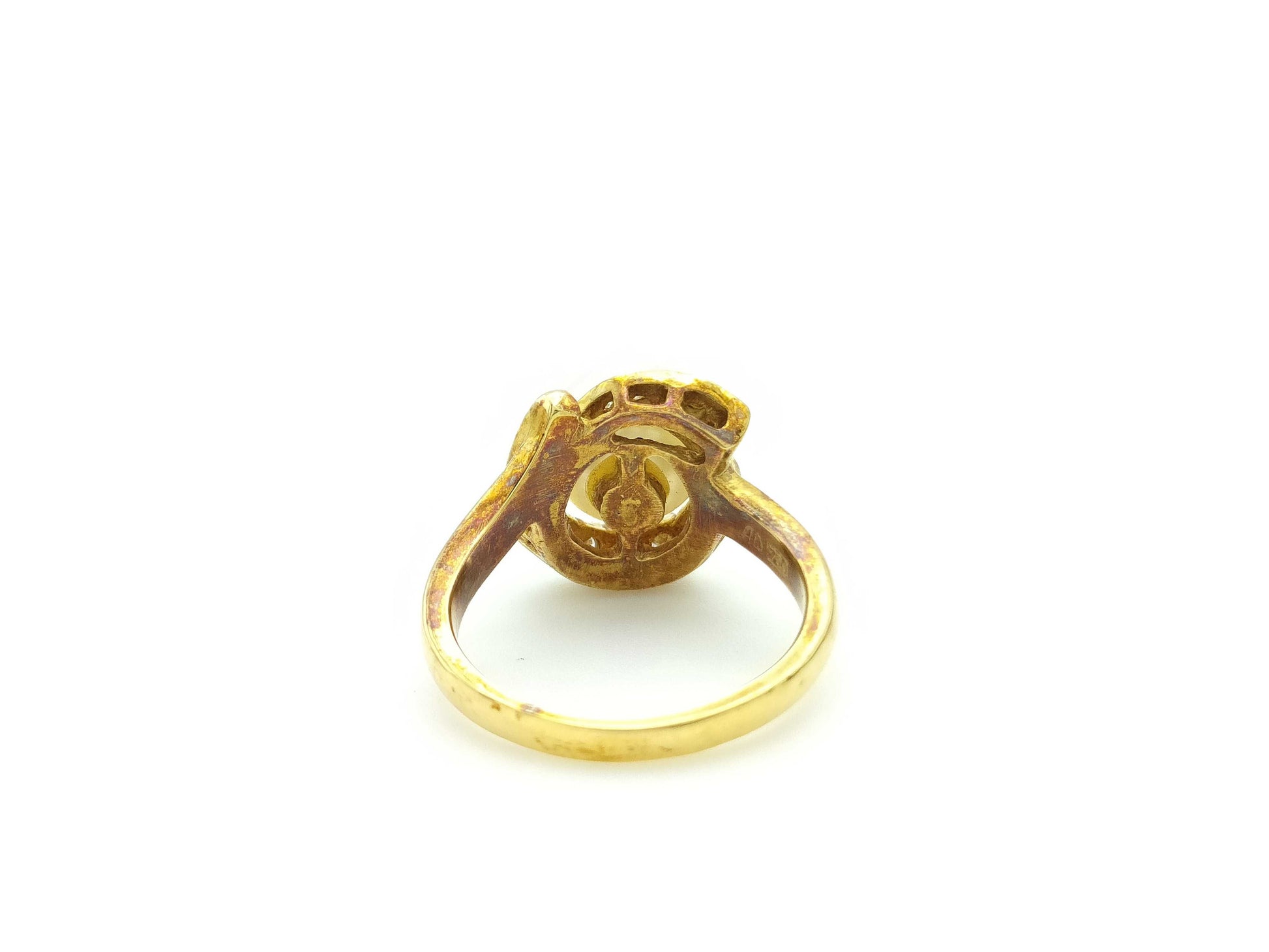 Pearl diameter approx. 8.8mm Diamond 750 6.6g ring 