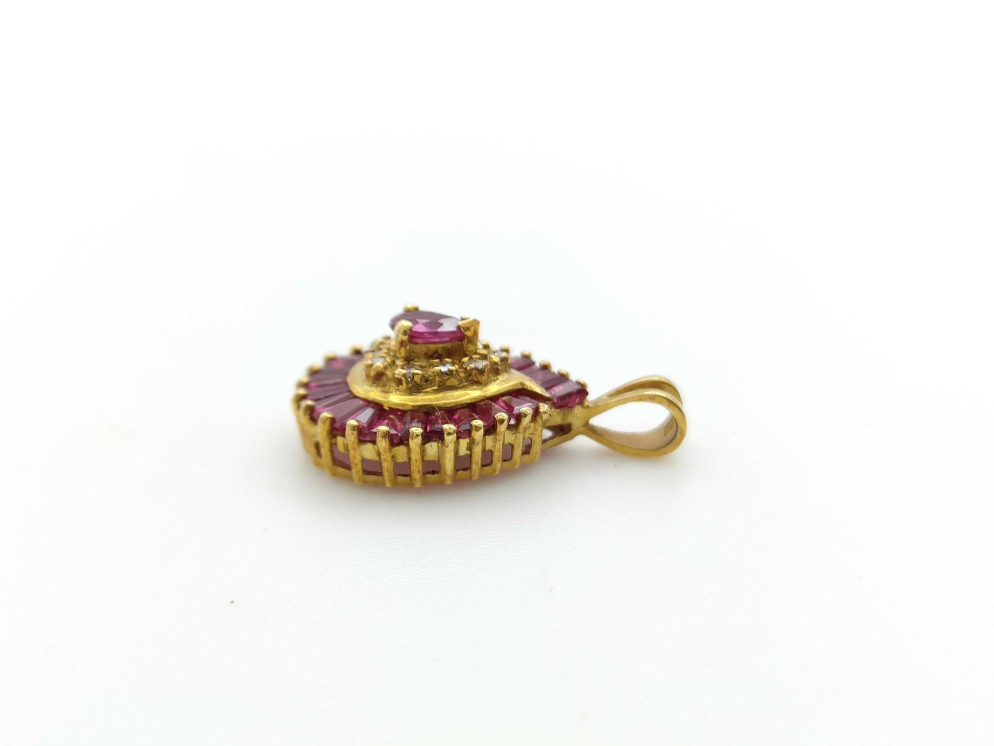 R1.25ct D0.05ct K18 2.5g Pendant Top 