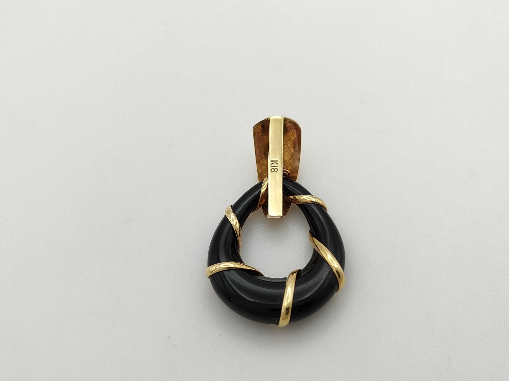 Colored Stone K18 2.6g Pendant Top 