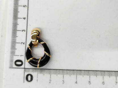 Colored Stone K18 2.6g Pendant Top 