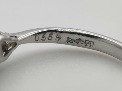 D0.557ct FD0.15ct PT1000 4.1g Ring 
