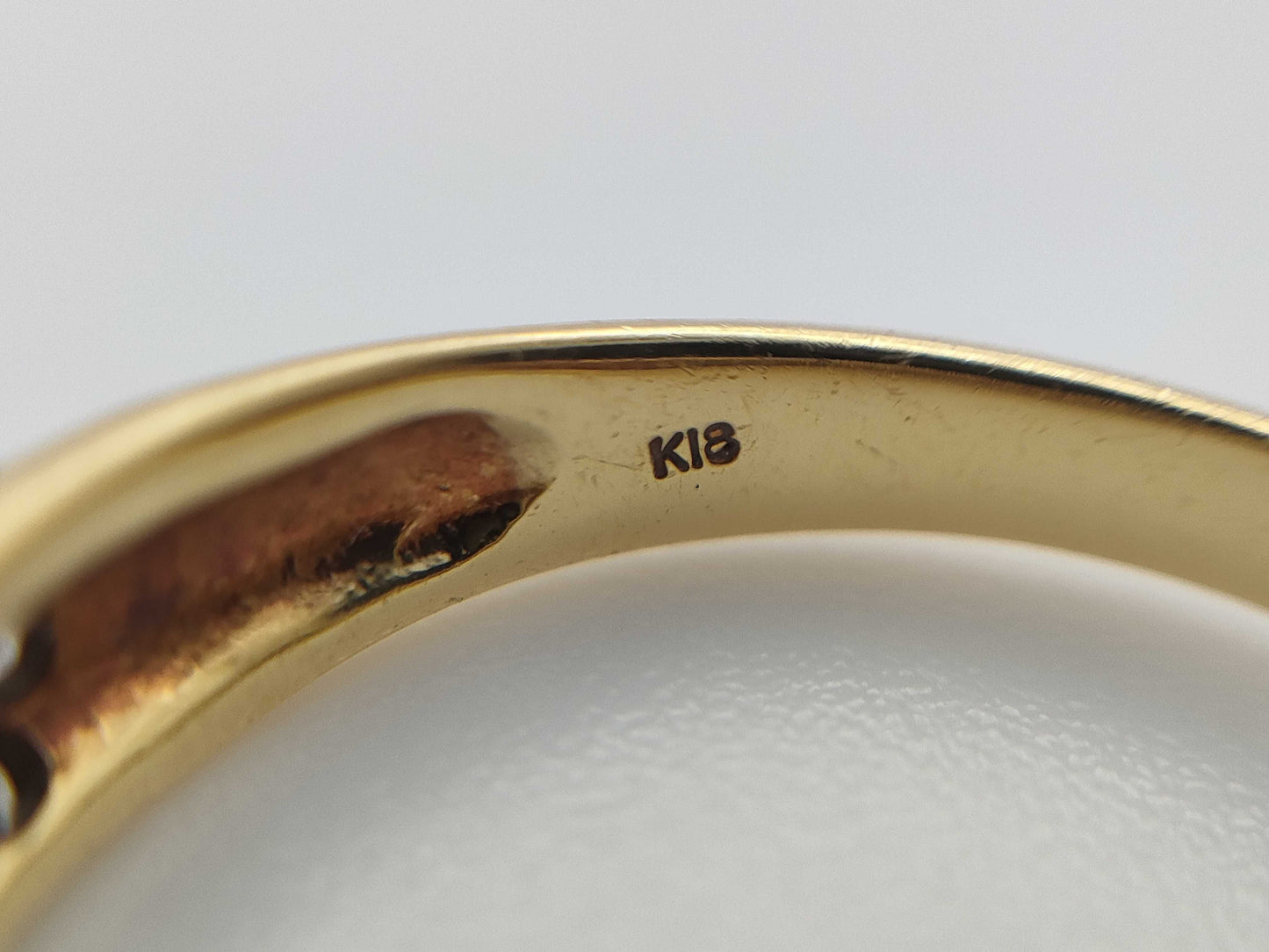 D1.00ct K18 2.9g Ring 