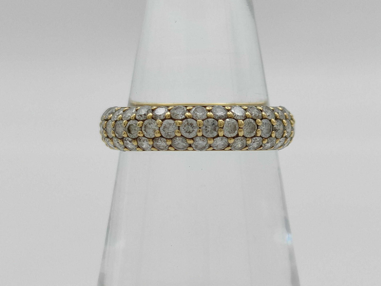 D1.00ct K18 2.9g Ring 