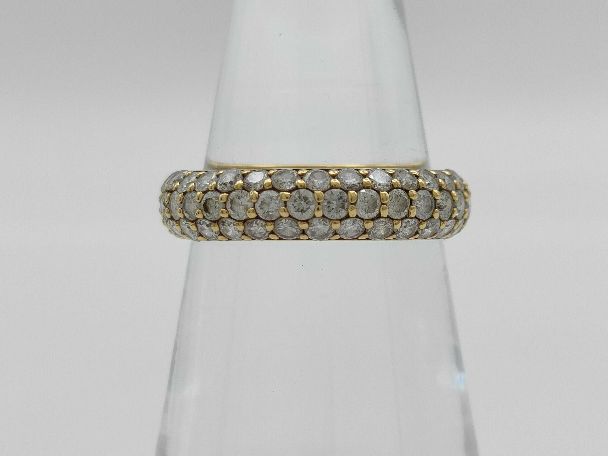 D1.00ct K18 2.9g Ring 