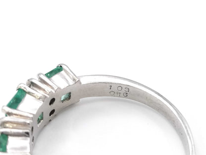 E1.03ct D0.16ct PT900 5.7g Ring 