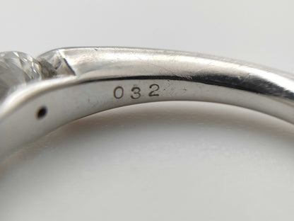 D0.32ct PT900 5.0g Ring 