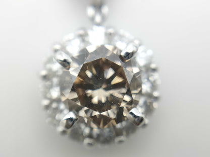 D1.18ct FD0.43ct PT900/850 9.0g Necklace 