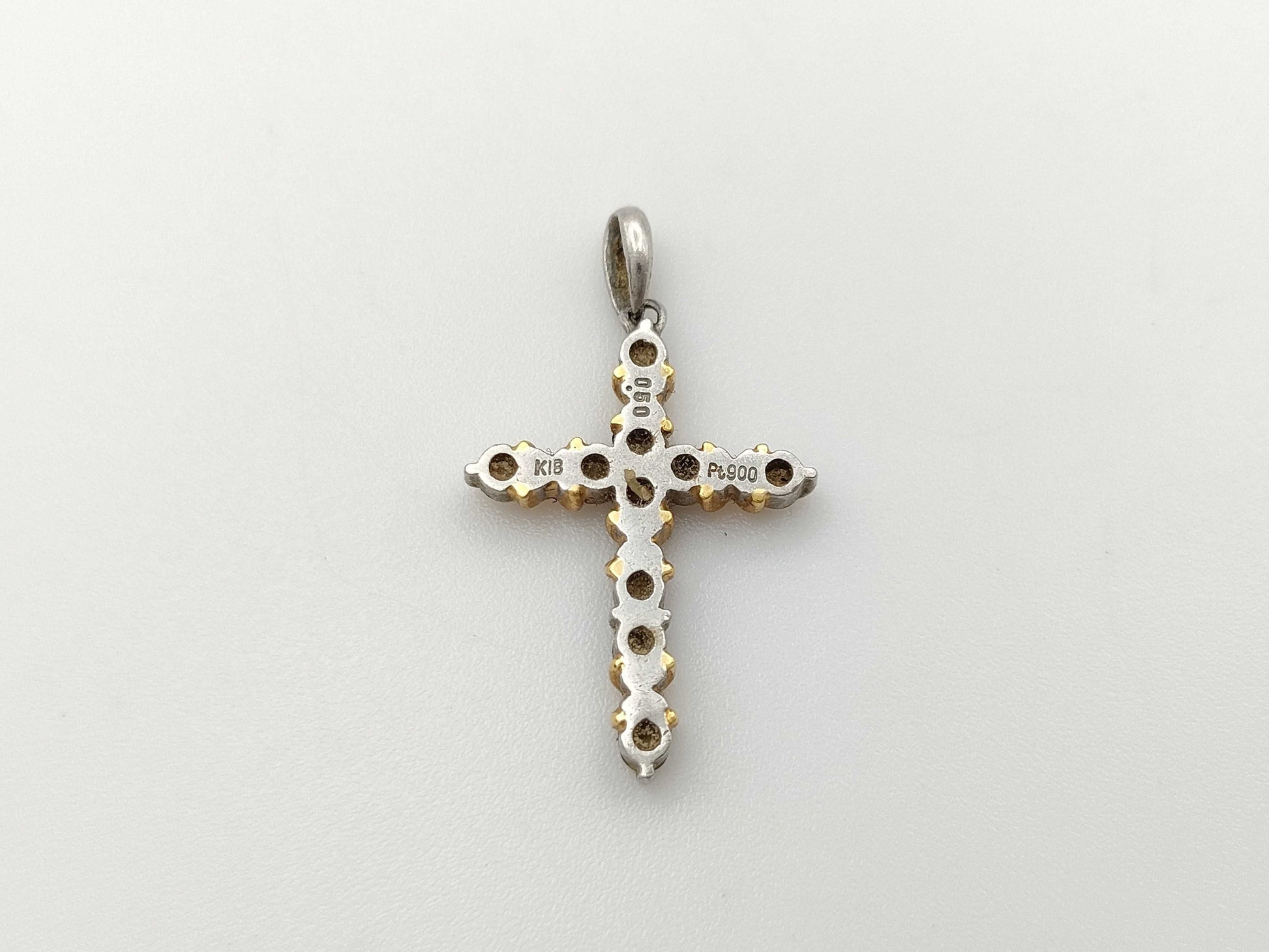 D0.50ct K18/PT900 3.3g Pendant Top 