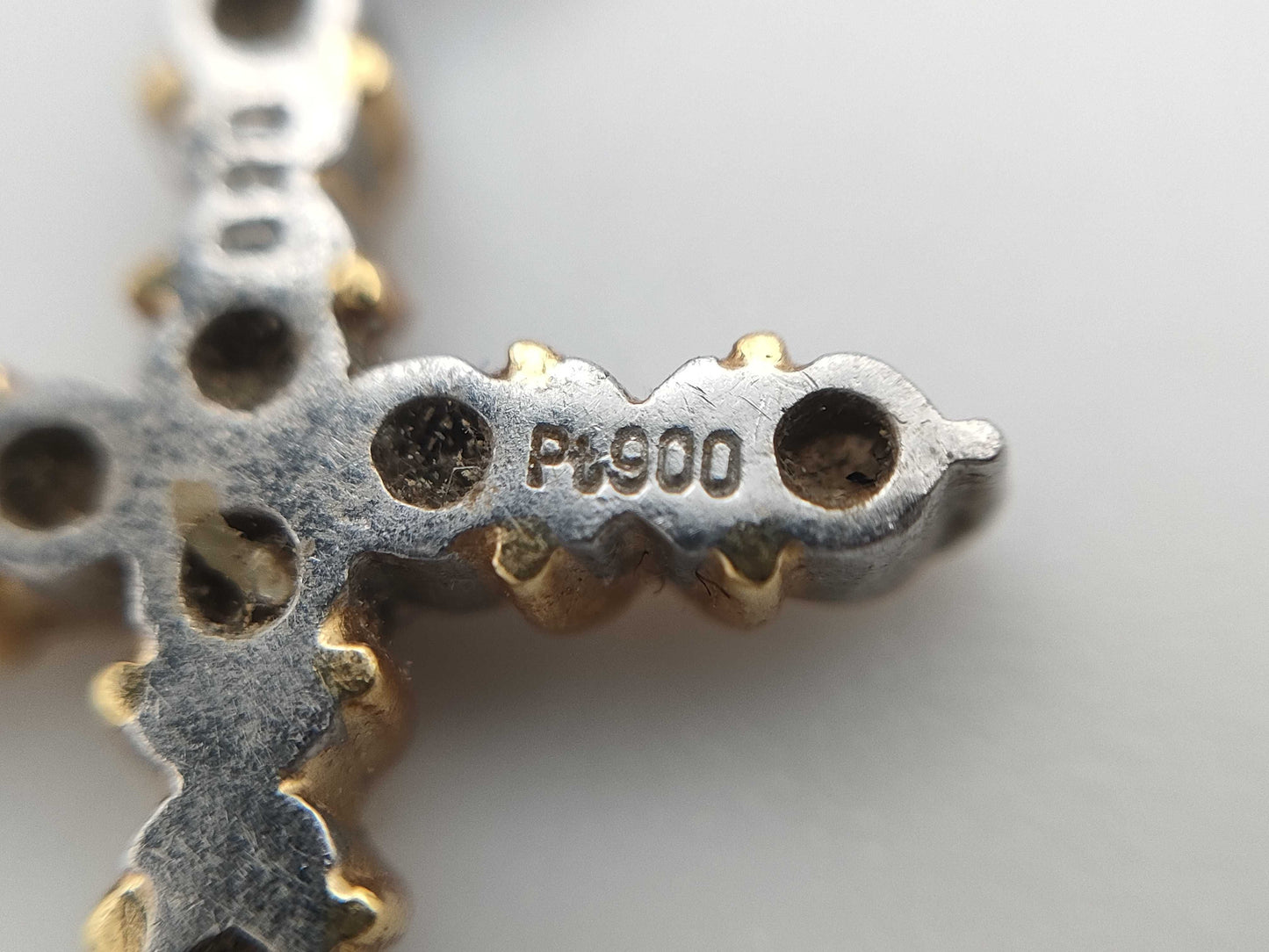 D0.50ct K18/PT900 3.3g Pendant Top 