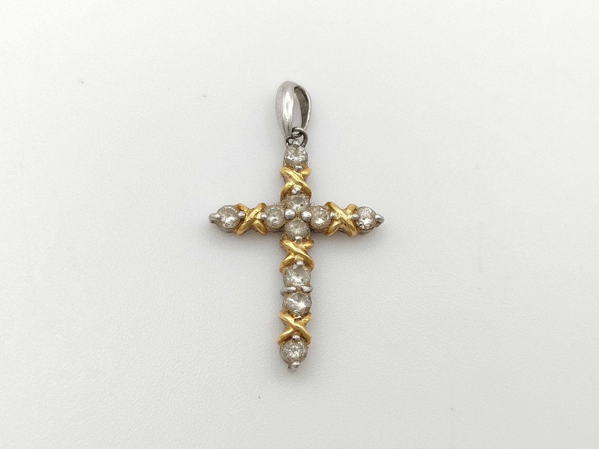 D0.50ct K18/PT900 3.3g Pendant Top 