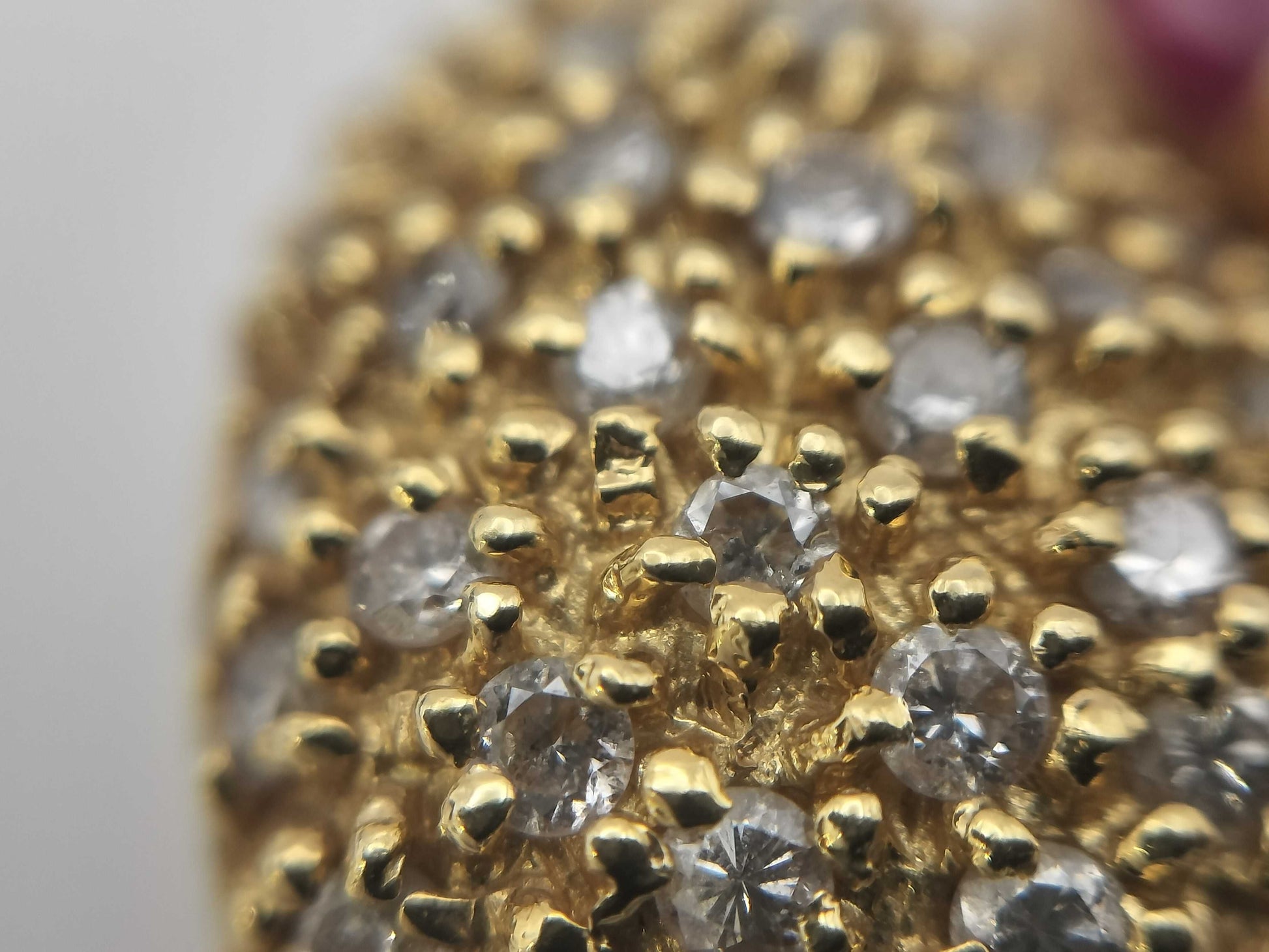 R0.46ct D0.34ct K18 3.8g Pendant Top 