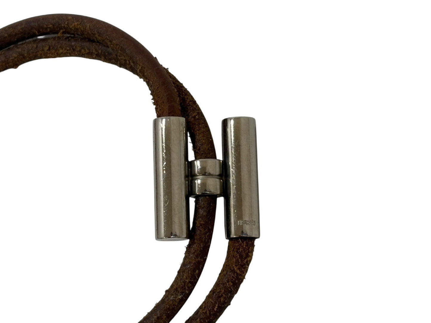 HERMES Leather Bracelet Bracelet/Bangle