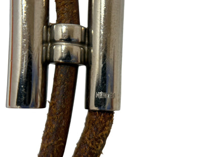 HERMES Leather Bracelet Bracelet/Bangle