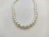 Semi-round pearl diameter approx. 8.5-10.4mm METAL 53.9g Necklace 