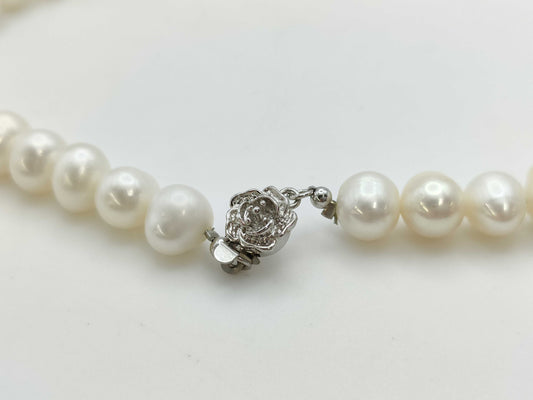 Semi-round pearl diameter approx. 8.5-10.4mm METAL 53.9g Necklace 