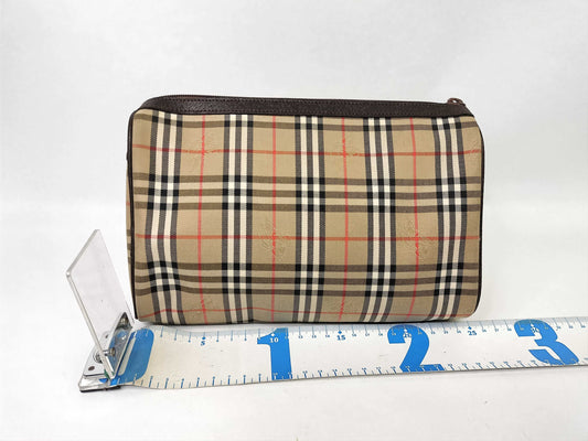 Burberry Nova Check Shadow Horse Clutch Bag/Second Bag