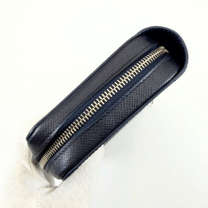 LOUIS VUITTON LOUIS VUITTON Taiga Zippy XL Blue 2018 Wallet SV Hardware Wallet Wallet